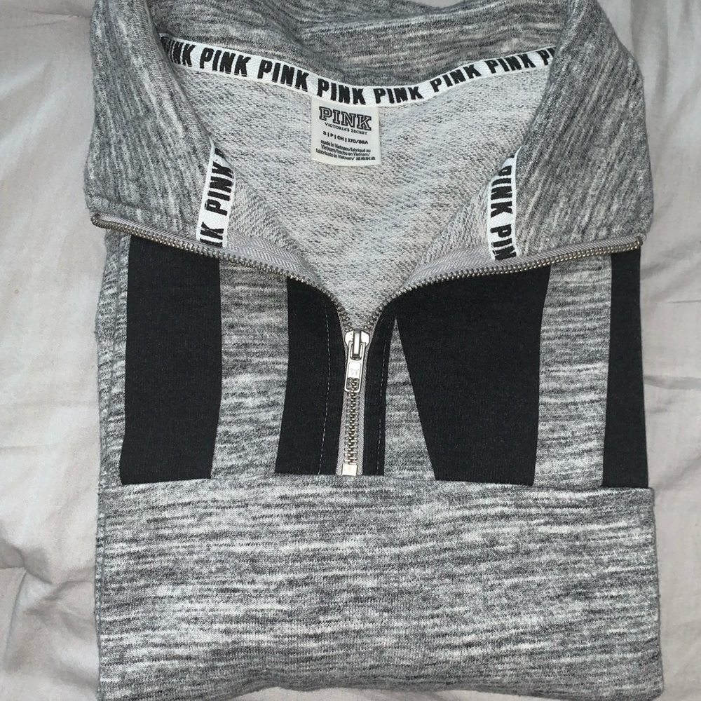 PINK by Victorias Secret quarter zip size:s